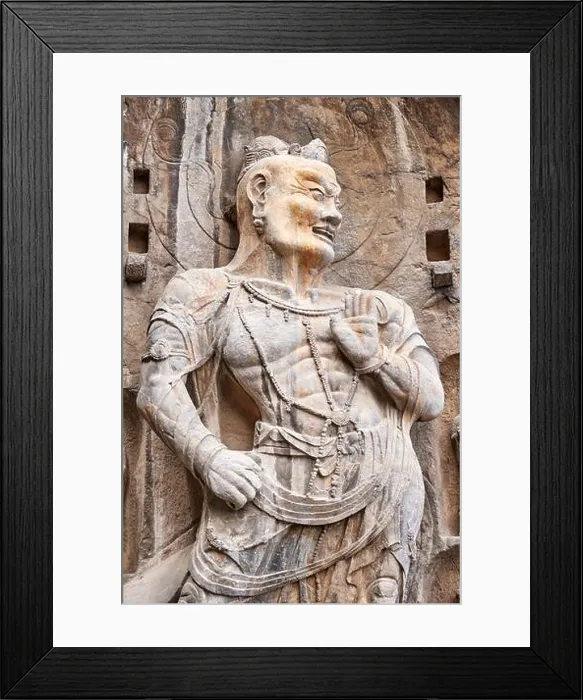 Framed Print : Longmen Grottoes, Luoyang, China Framed Print : Longmen Grottoes, Luoyang, China