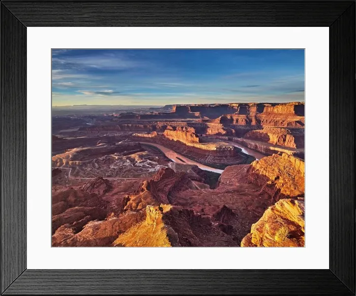 Framed Print : Sunrise at Dead Horse Point, Colorado river, Utah, USA Framed Print : Sunrise at Dead Horse Point, Colorado river, Utah, USA