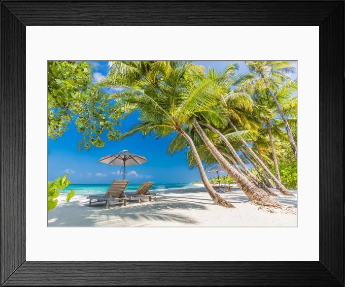 Framed Print : Beautiful beach landscape. Summer holiday and vacation concept. Inspirational tropical beach. Beach background banner Framed Print : Beautiful beach landscape. Summer holiday and vacation concept. Inspirational tropical beach. Beach background banner