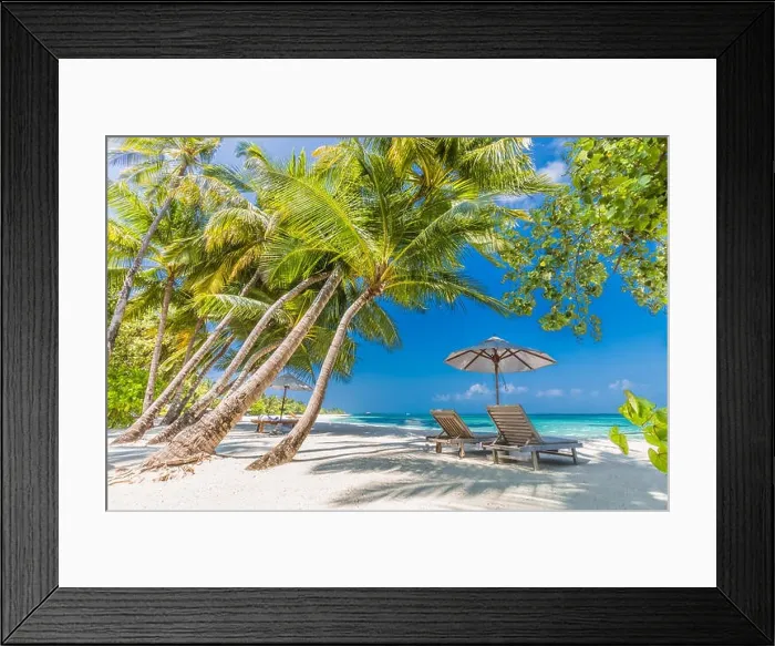 Framed Print : Beautiful beach landscape. Summer holiday and vacation concept. Inspirational tropical beach. Beach background banner Framed Print : Beautiful beach landscape. Summer holiday and vacation concept. Inspirational tropical beach. Beach background banner