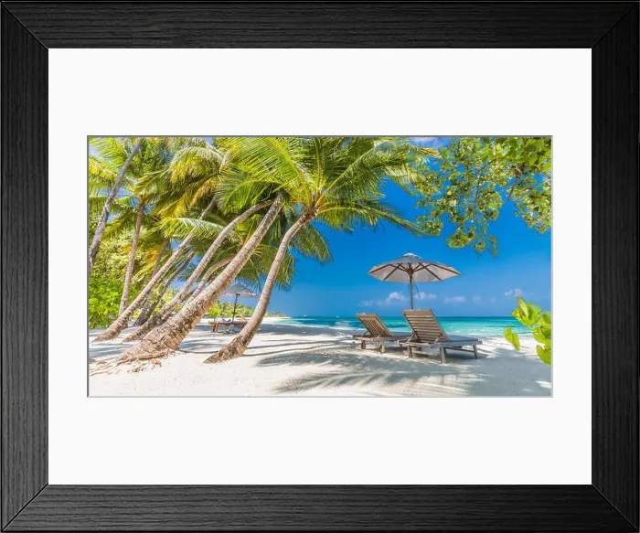 Framed Print : Beautiful beach landscape. Summer holiday and vacation concept. Inspirational tropical beach. Beach background banner Framed Print : Beautiful beach landscape. Summer holiday and vacation concept. Inspirational tropical beach. Beach background banner