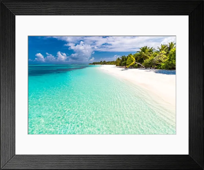 Framed Print : Beautiful beach landscape. Summer holiday and vacation concept. Inspirational tropical beach. Beach background banner Framed Print : Beautiful beach landscape. Summer holiday and vacation concept. Inspirational tropical beach. Beach background banner