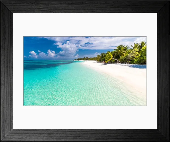 Framed Print : Beautiful beach landscape. Summer holiday and vacation concept. Inspirational tropical beach. Beach background banner Framed Print : Beautiful beach landscape. Summer holiday and vacation concept. Inspirational tropical beach. Beach background banner