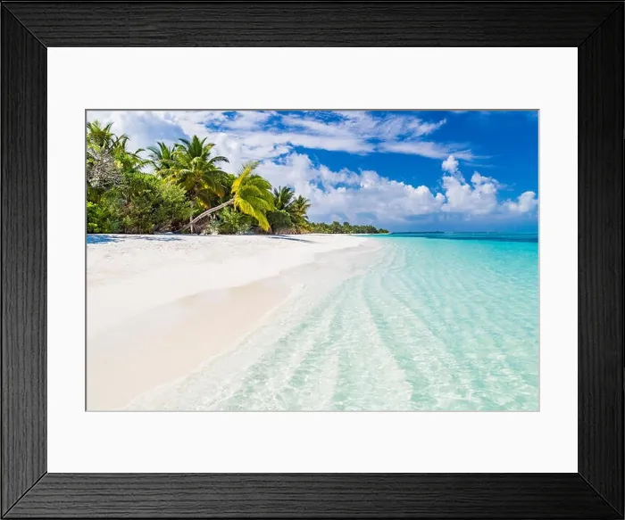 Framed Print : Beautiful beach landscape. Summer holiday and vacation concept. Inspirational tropical beach. Beach background banner Framed Print : Beautiful beach landscape. Summer holiday and vacation concept. Inspirational tropical beach. Beach background banner