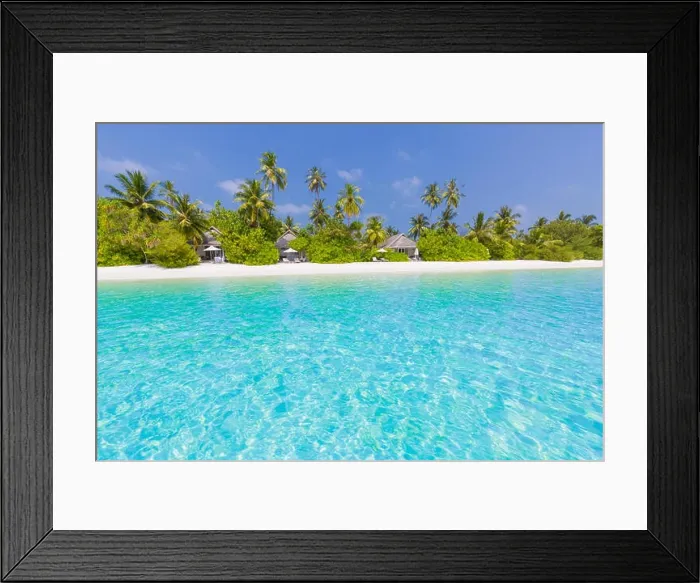Framed Print : Beautiful beach landscape. Summer holiday and vacation concept. Inspirational tropical beach. Beach background banner Framed Print : Beautiful beach landscape. Summer holiday and vacation concept. Inspirational tropical beach. Beach background banner