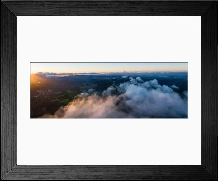 Framed Print : At sunrise, clouds drift over the East Bay hills in the San Francisco Bay area of Northern California Framed Print : At sunrise, clouds drift over the East Bay hills in the San Francisco Bay area of Northern California