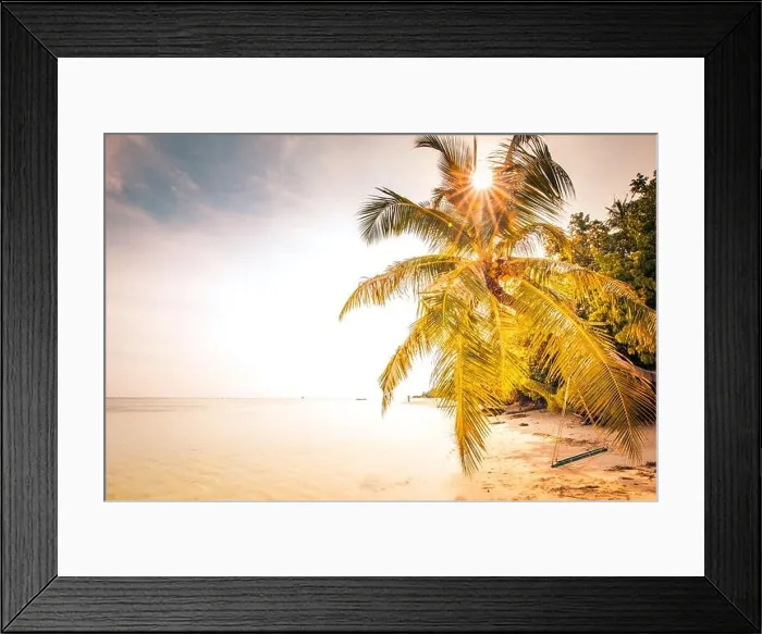 Framed Print : Tropical palm tree over sunset sky. Palms and beautiful sky background. Tourism, vacation concept backdrop vintage. Palms silhouettes over orange sun Framed Print : Tropical palm tree over sunset sky. Palms and beautiful sky background. Tourism, vacation concept backdrop vintage. Palms silhouettes over orange sun