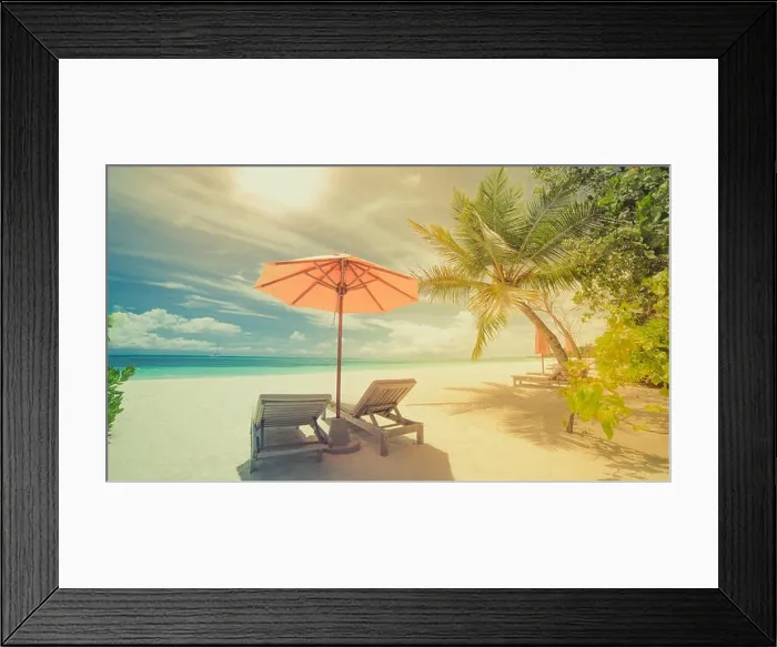 Framed Print : Beautiful beach landscape. Summer holiday and vacation concept. Inspirational tropical beach. Beach background banner Framed Print : Beautiful beach landscape. Summer holiday and vacation concept. Inspirational tropical beach. Beach background banner