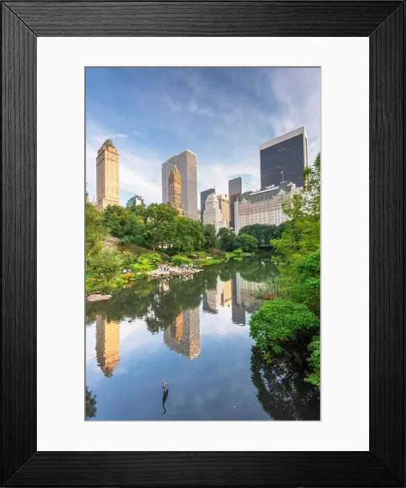 Framed Print : New York, New York, USA Central Park South skyline from Central Park Framed Print : New York, New York, USA Central Park South skyline from Central Park