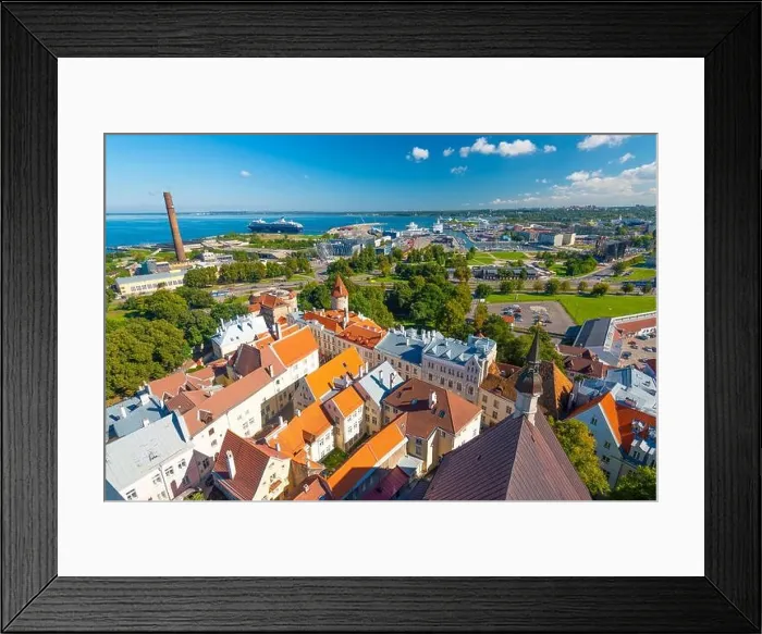 Framed Print : Tallinn, Estonia Historic Skyline of Toompea Hill Framed Print : Tallinn, Estonia Historic Skyline of Toompea Hill