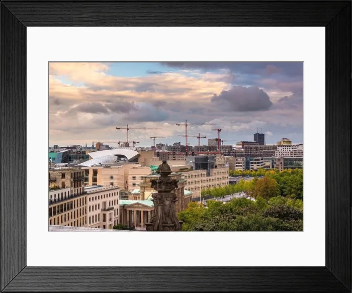Framed Print : Berlin, Germany cityscape at dusk Framed Print : Berlin, Germany cityscape at dusk
