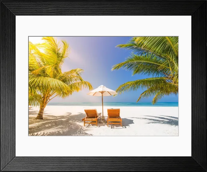 Framed Print : Beautiful beach landscape. Summer holiday and vacation concept. Inspirational tropical beach. Beach background banner Framed Print : Beautiful beach landscape. Summer holiday and vacation concept. Inspirational tropical beach. Beach background banner