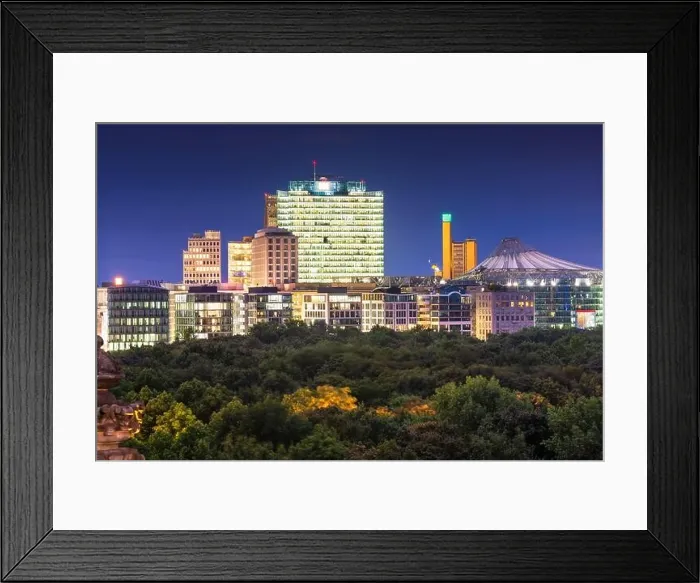 Framed Print : Berlin, Germany cityscape at dusk Framed Print : Berlin, Germany cityscape at dusk