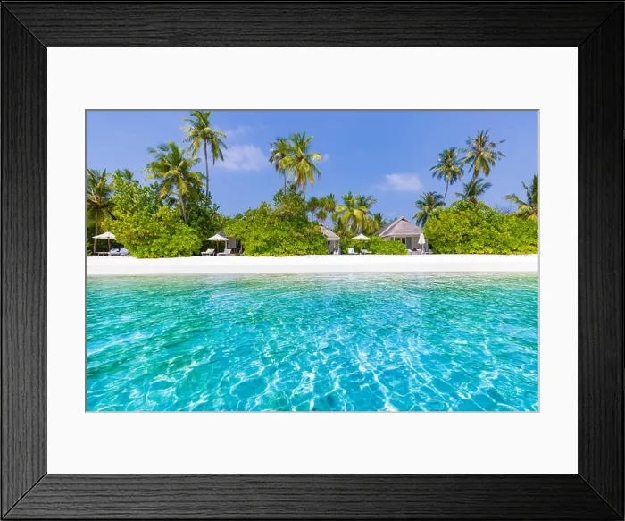 Framed Print : Beautiful beach landscape. Summer holiday and vacation concept. Inspirational tropical beach. Beach background banner Framed Print : Beautiful beach landscape. Summer holiday and vacation concept. Inspirational tropical beach. Beach background banner