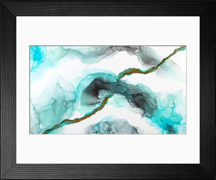 Framed Print : Beautiful abstract background, painting artwork in stylish colors. Liquid, fluid art pattern. Original simulation of depth ocean and the sea surface Framed Print : Beautiful abstract background, painting artwork in stylish colors. Liquid, fluid art pattern. Original simulation of depth ocean and the sea surface