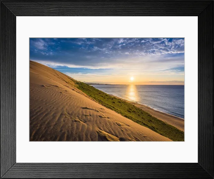 Framed Print : Tottori, Japan sand dunes on the Sea of Japan Framed Print : Tottori, Japan sand dunes on the Sea of Japan