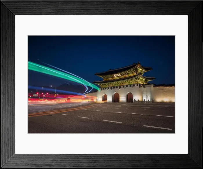 Framed Print : Seoul. Geyongbokgung palace in Seoul, South Korea Framed Print : Seoul. Geyongbokgung palace in Seoul, South Korea