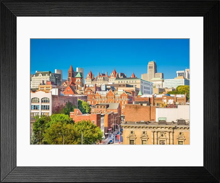 Framed Print : Albany, New York, USA Downtown skyline Framed Print : Albany, New York, USA Downtown skyline