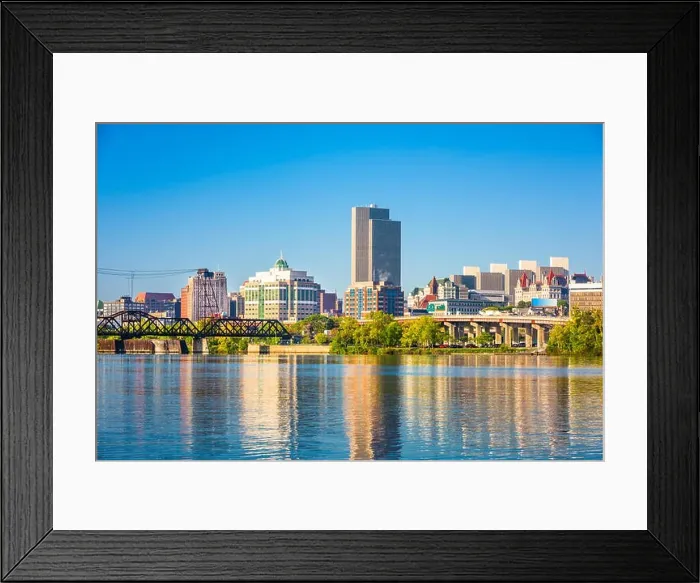 Framed Print : Albany, New York, USA Downtown skyline Framed Print : Albany, New York, USA Downtown skyline