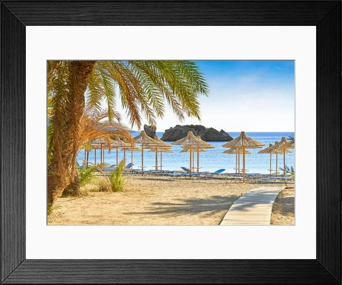 Framed Print : Vai Beach, Crete Island, Greece Framed Print : Vai Beach, Crete Island, Greece