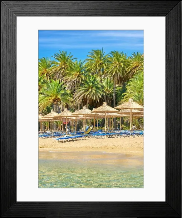 Framed Print : Vai Beach, Crete Island, Greece Framed Print : Vai Beach, Crete Island, Greece