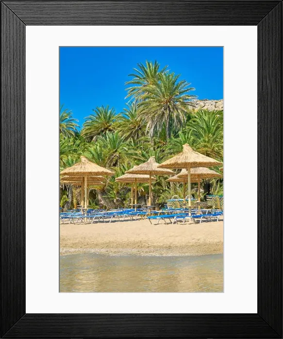 Framed Print : Vai Beach, Crete Island, Greece Framed Print : Vai Beach, Crete Island, Greece