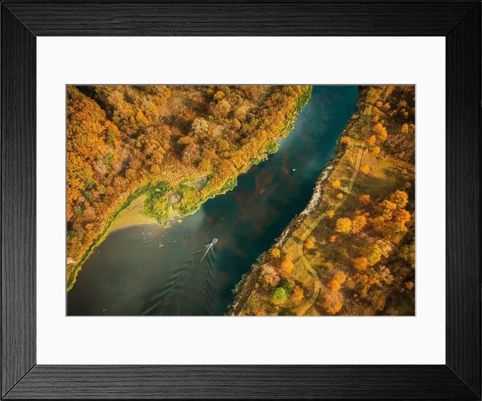 Framed Print : Aerial view of yellow forest woods and river marsh bog in autumn landscape. Bird's eye view of marsh bog. Top view of beautiful european nature from Framed Print : Aerial view of yellow forest woods and river marsh bog in autumn landscape. Bird's eye view of marsh bog. Top view of beautiful european nature from