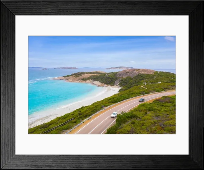 Framed Print : Aerial View of Great Ocean Road in Victoria, Australia Framed Print : Aerial View of Great Ocean Road in Victoria, Australia