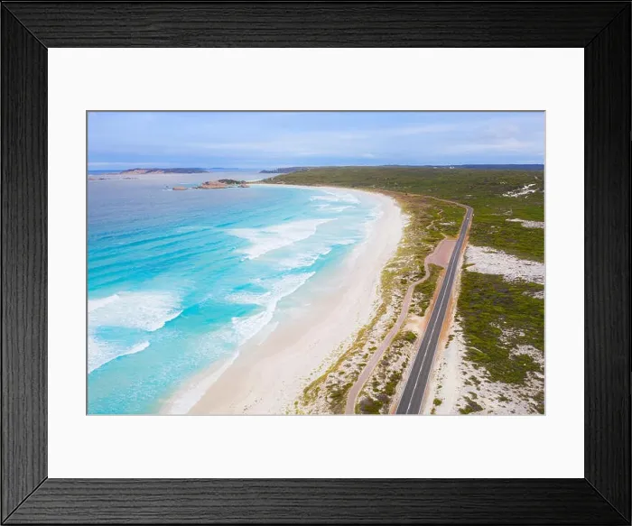 Framed Print : Aerial View of Great Ocean Road in Victoria, Australia Framed Print : Aerial View of Great Ocean Road in Victoria, Australia