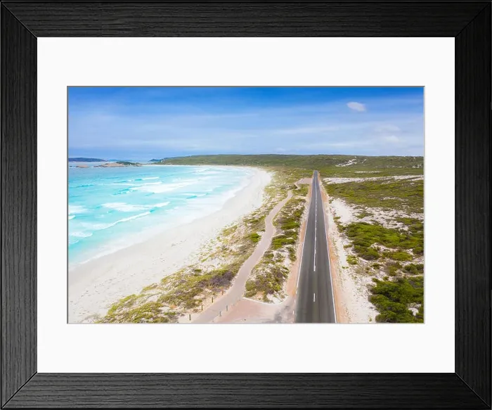 Framed Print : Aerial View of Great Ocean Road in Victoria, Australia Framed Print : Aerial View of Great Ocean Road in Victoria, Australia