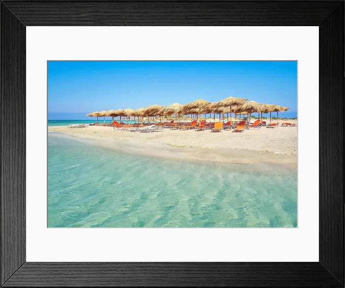 Framed Print : Elafonissi Beach, Crete Island, Greece Framed Print : Elafonissi Beach, Crete Island, Greece