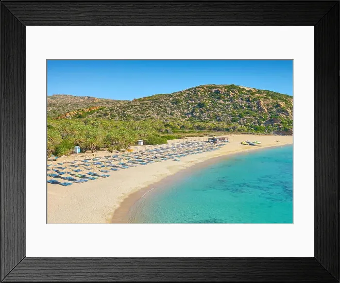 Framed Print : Vai Beach, Crete Island, Greece Framed Print : Vai Beach, Crete Island, Greece
