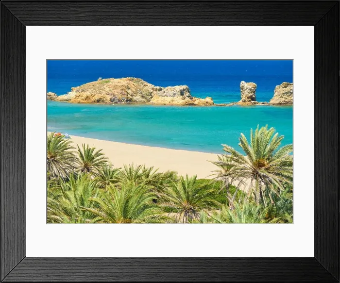 Framed Print : Vai Beach, Crete Island, Greece Framed Print : Vai Beach, Crete Island, Greece