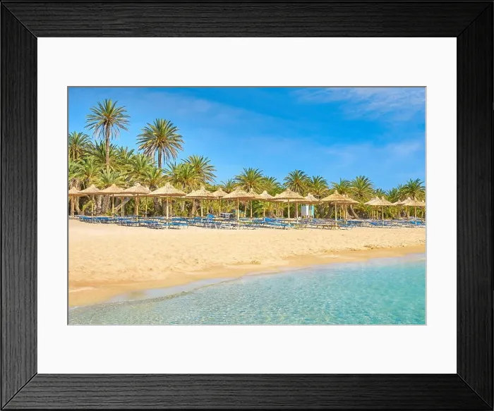 Framed Print : Vai Beach, Crete Island, Greece Framed Print : Vai Beach, Crete Island, Greece
