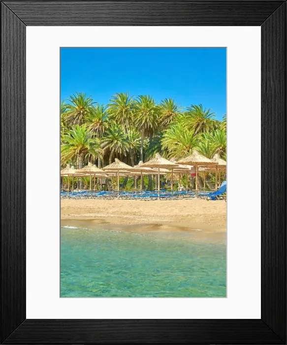 Framed Print : Vai Beach, Crete Island, Greece Framed Print : Vai Beach, Crete Island, Greece