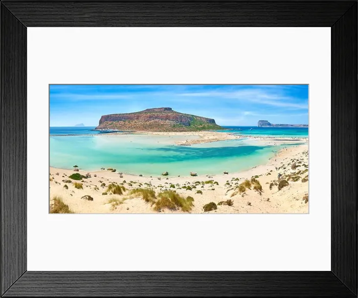 Framed Print : Balos Beach, Gramvousa Peninsula, Crete Island, Greece Framed Print : Balos Beach, Gramvousa Peninsula, Crete Island, Greece