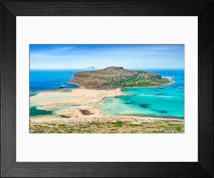 Framed Print : Balos Beach, Gramvousa Peninsula, Crete Island, Greece Framed Print : Balos Beach, Gramvousa Peninsula, Crete Island, Greece