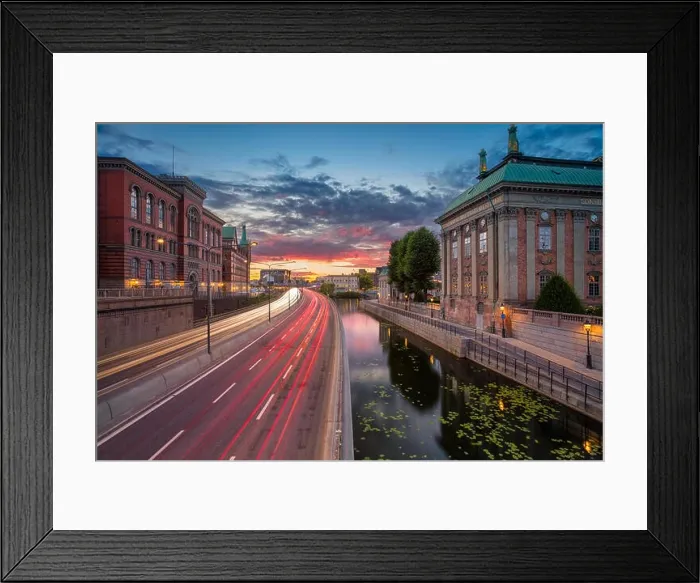 Framed Print : Stockholm. Image of old town Stockholm, Sweden during sunset Framed Print : Stockholm. Image of old town Stockholm, Sweden during sunset