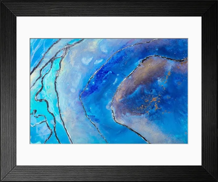 Framed Print : Abstract painting background in beautiful blue color, creative artwork. Hand drawn oil painting. Abstract art background. Oil painting on canvas Framed Print : Abstract painting background in beautiful blue color, creative artwork. Hand drawn oil painting. Abstract art background. Oil painting on canvas