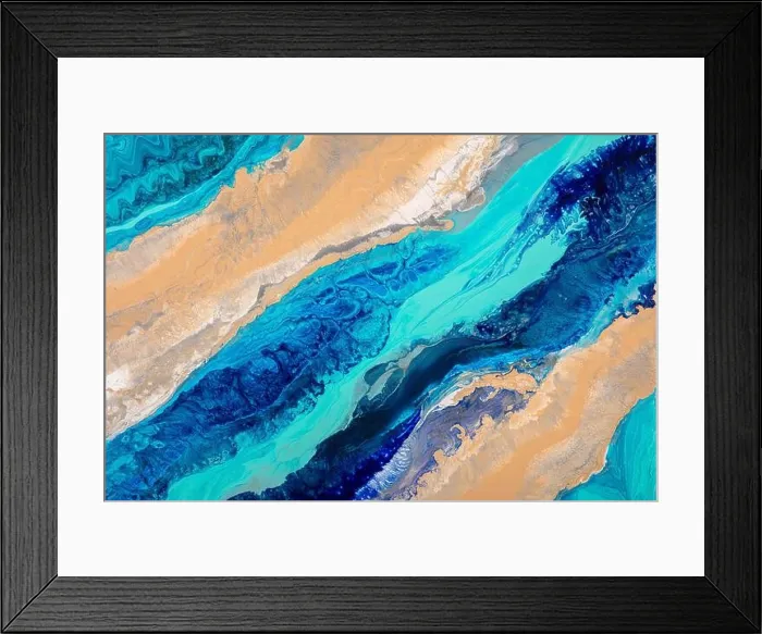 Framed Print : Abstract painting in a blue color. Bright color fireworks. Abstract painting color background. Modern multicolor futuristic dynamic artwork. Modern Framed Print : Abstract painting in a blue color. Bright color fireworks. Abstract painting color background. Modern multicolor futuristic dynamic artwork. Modern