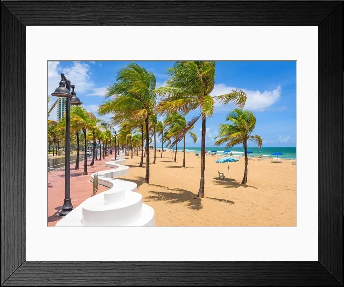 Framed Print : Fort Lauderdale, Florida, USA at the Beach Framed Print : Fort Lauderdale, Florida, USA at the Beach
