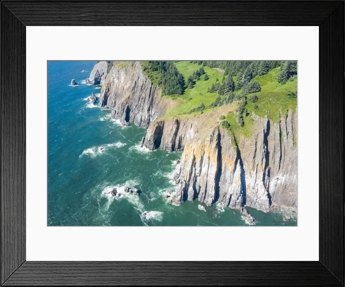 Framed Print : The cold water of the Pacific Ocean meets the rugged yet beautiful coastline of Oregon just north of the town of Manzanita Framed Print : The cold water of the Pacific Ocean meets the rugged yet beautiful coastline of Oregon just north of the town of Manzanita