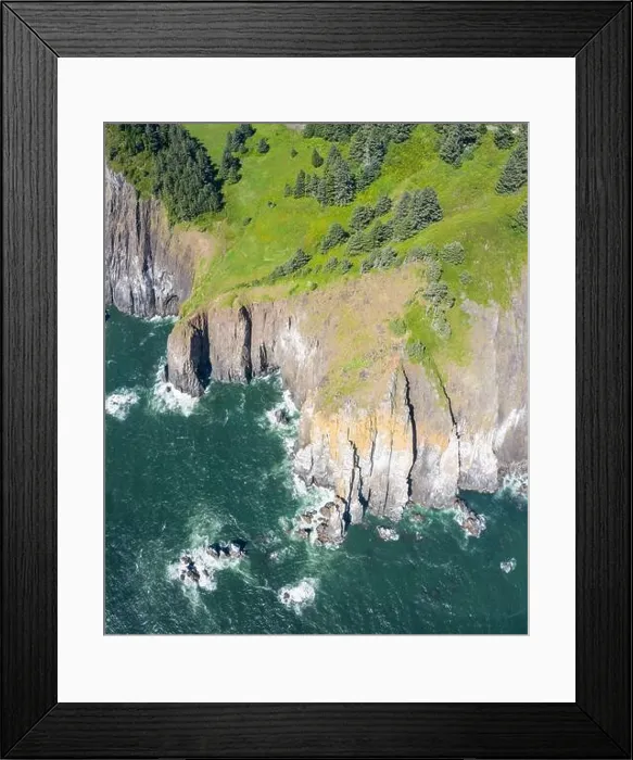 Framed Print : The cold water of the Pacific Ocean meets the rugged yet beautiful coastline of Oregon just north of the town of Manzanita Framed Print : The cold water of the Pacific Ocean meets the rugged yet beautiful coastline of Oregon just north of the town of Manzanita