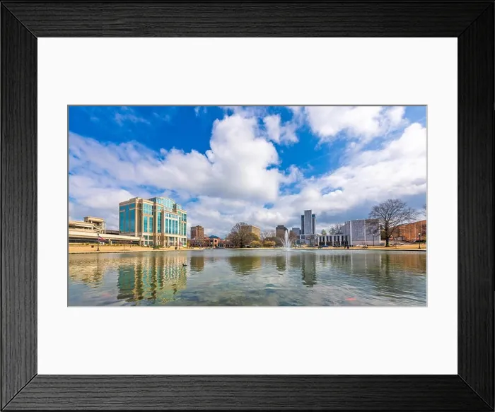 Framed Print : Huntsville, Alabama, USA park and downtown cityscape Framed Print : Huntsville, Alabama, USA park and downtown cityscape
