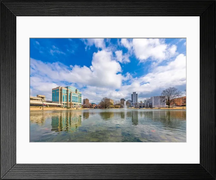 Framed Print : Huntsville, Alabama, USA park and downtown cityscape Framed Print : Huntsville, Alabama, USA park and downtown cityscape
