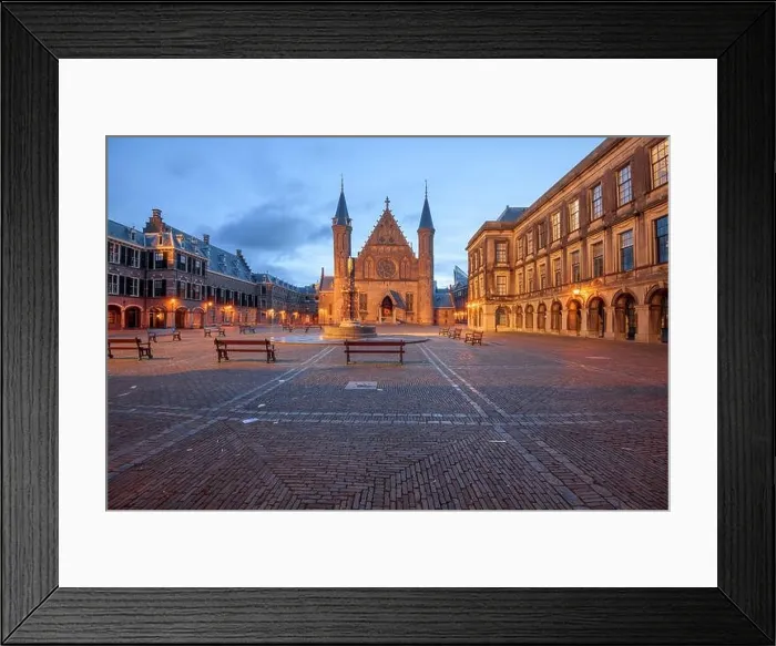Framed Print : The Hague, Netherlands at the Ridderzaal during morningtime Framed Print : The Hague, Netherlands at the Ridderzaal during morningtime