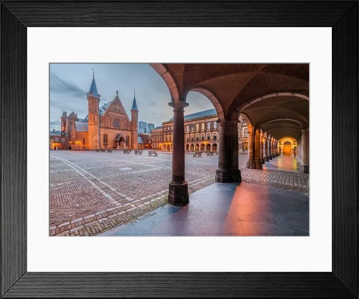 Framed Print : The Hague, Netherlands at the Ridderzaal during morningtime Framed Print : The Hague, Netherlands at the Ridderzaal during morningtime