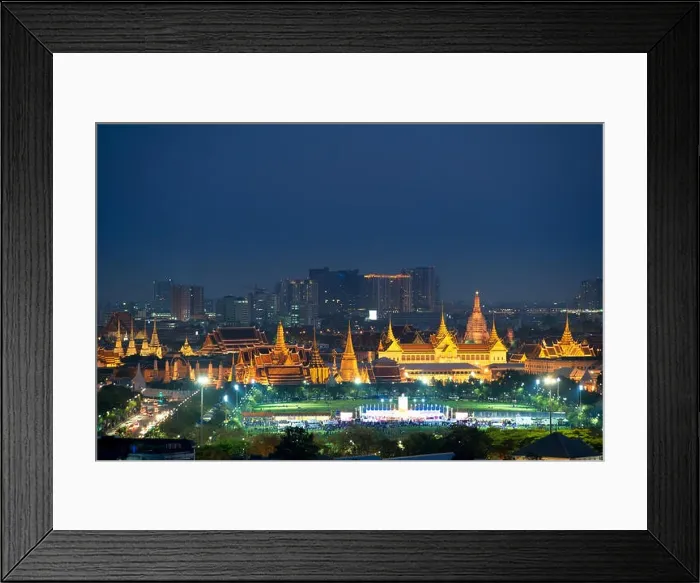 Framed Print : Wat Phra Kaew and Grand palace in Bangkok, Thailand. Wat Phra Kaew is famous temple in Thailand Framed Print : Wat Phra Kaew and Grand palace in Bangkok, Thailand. Wat Phra Kaew is famous temple in Thailand