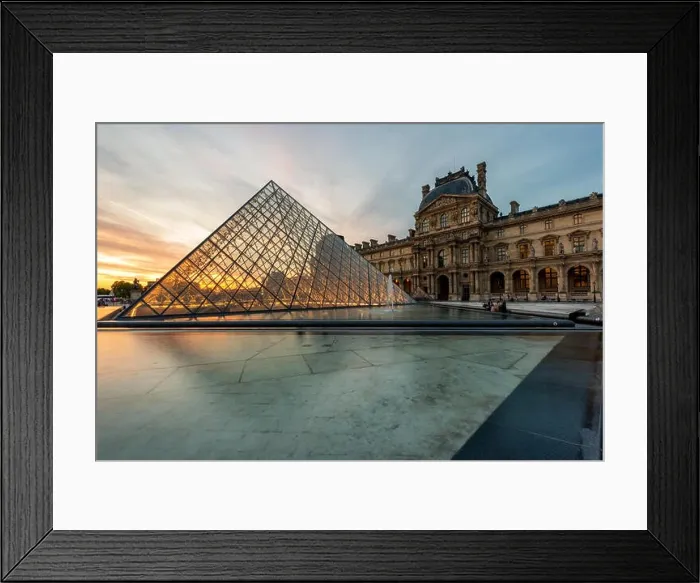 Framed Print : Paris, France - May 7, 2016: The Louvre Museum is one of the world's largest museums and a historic monument. A central landmark of Paris, France Framed Print : Paris, France - May 7, 2016: The Louvre Museum is one of the world's largest museums and a historic monument. A central landmark of Paris, France