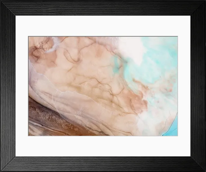 Framed Print : Abstract painting in a light color. Painted by alcohol ink Framed Print : Abstract painting in a light color. Painted by alcohol ink